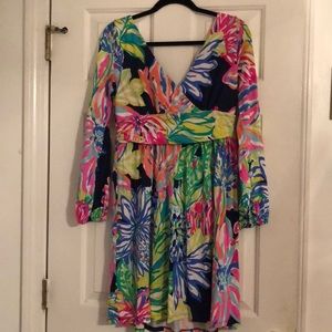 Lilly Pulitzer Traveler Palm Fleur Fit & Flare 👗